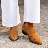 Botas Mer Tacón Bajo Stars Ante Cuero