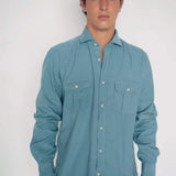 Camisa Micropana 100% 2 Bolsillos 180