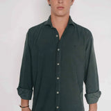 Logo shirt, 100% corduroy, no pockets LO600