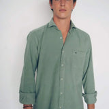 Logo Shirt Microcorduroy 100% 1 pocket LO26