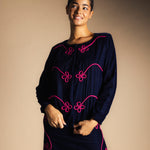Chaqueta Arlia Azul Marino-The Nook Store