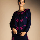 Chaqueta Arlia Azul Marino-The Nook Store