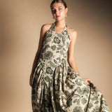 Vestido Julietta Verde Flores Vest62-The Nook Store