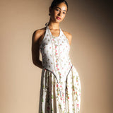 Vestido Julietta Crudo Flores Vest61-The Nook Store