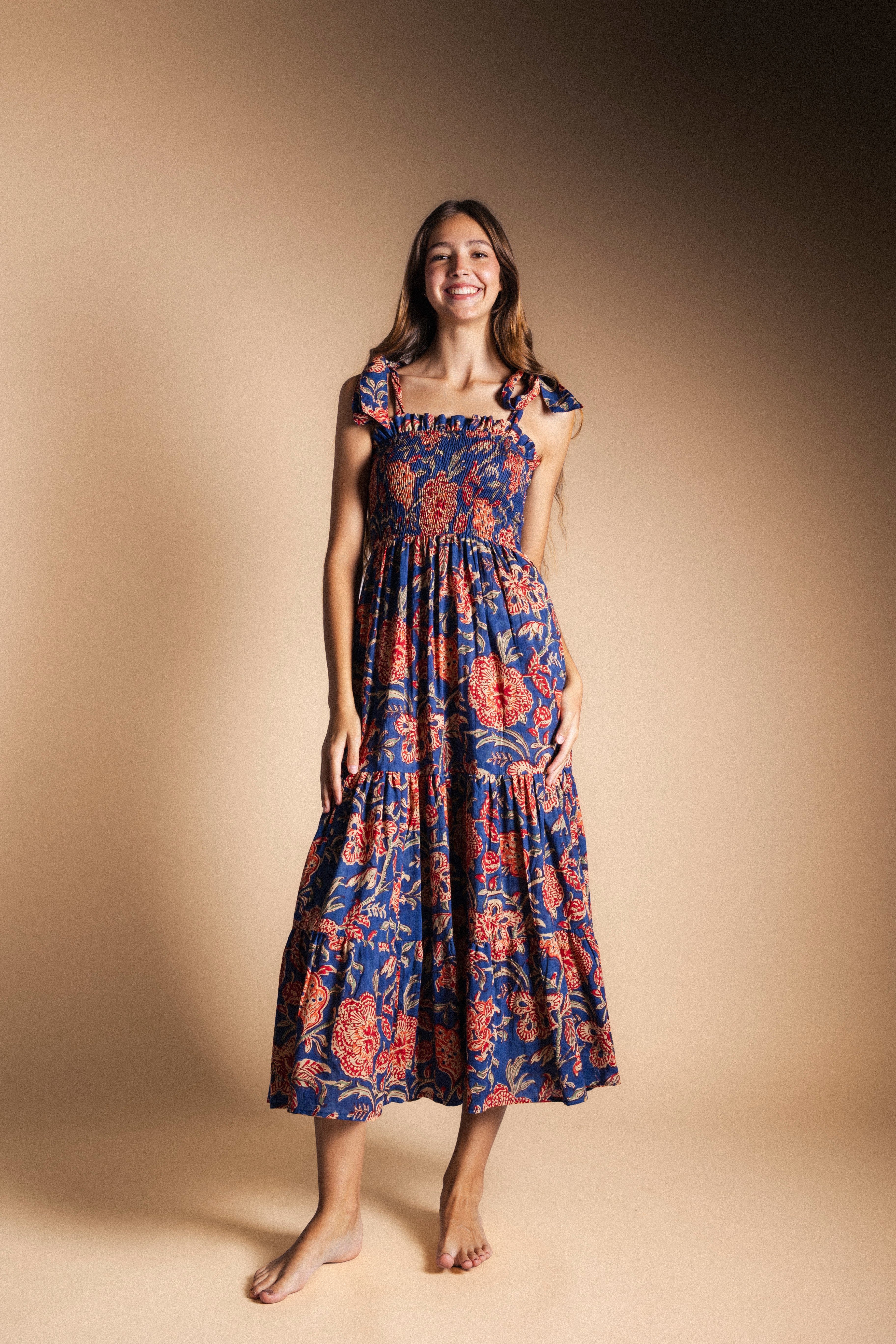 Vestido Puka Azul Vest47-The Nook Store