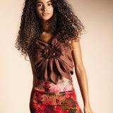 Top Fleur Nicole Marrón TOP13-The Nook Store