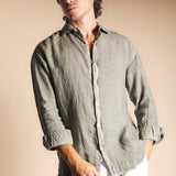 Camisa Lino Sin Bolsillos 938