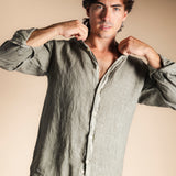 Camisa Lino Sin Bolsillos 938