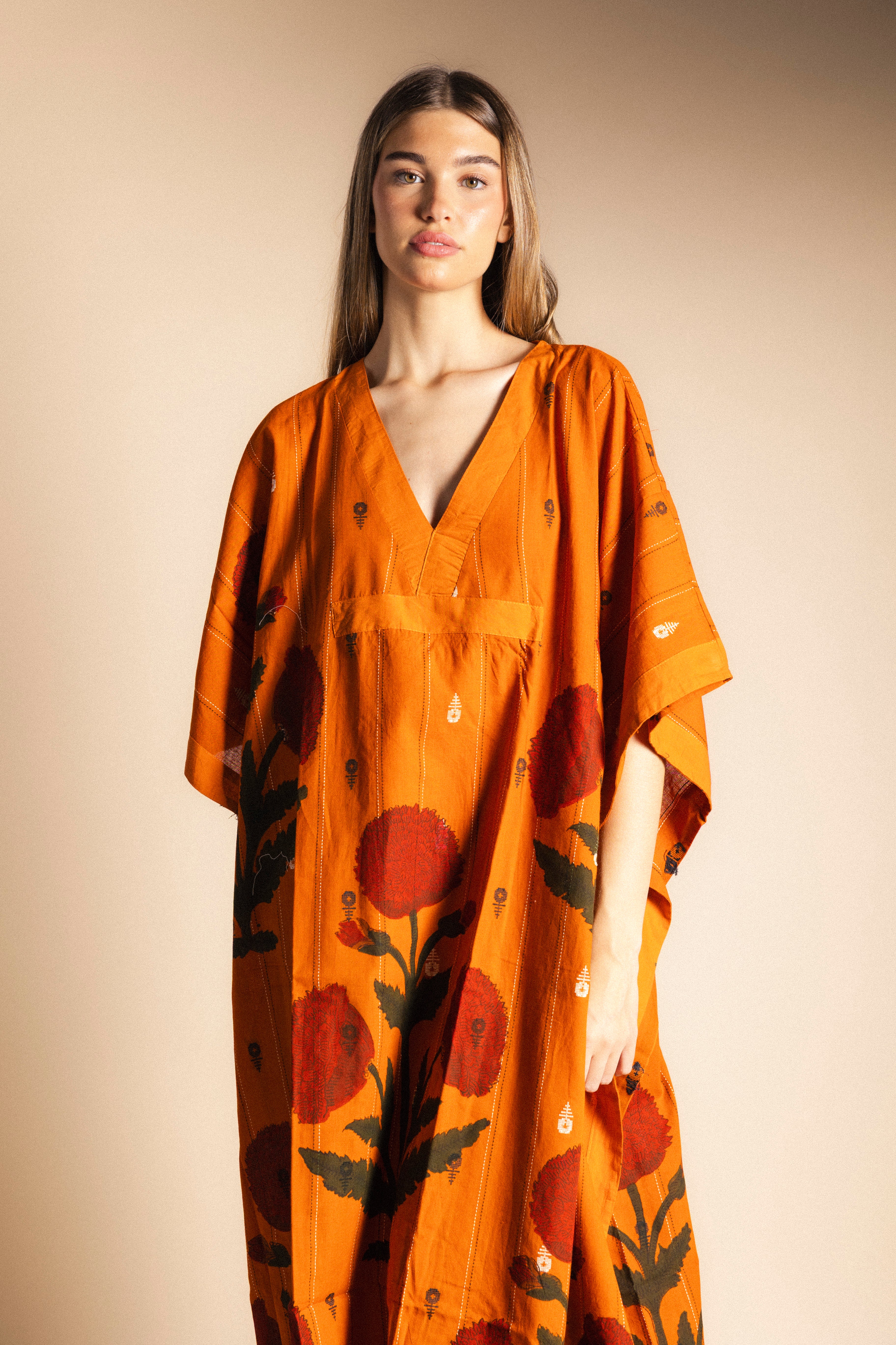 Kaftán Suhana Naranja KAF03-The Nook Store