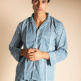 Pijama Algodón Rayas 09