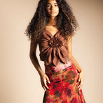Top Fleur Nicole Marrón TOP13-The Nook Store