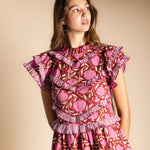 Vestido Lomba Granadas Rosa Vest52-The Nook Store