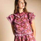 Vestido Lomba Granadas Rosa Vest52-The Nook Store