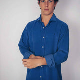 Logo shirt, 100% corduroy, no pockets, LO16