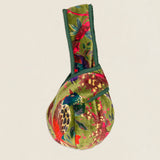 Bolso Asa Pájaros Verde Oscuro