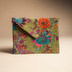 Cartera de Mano 44 Flores Verde-The Nook Store