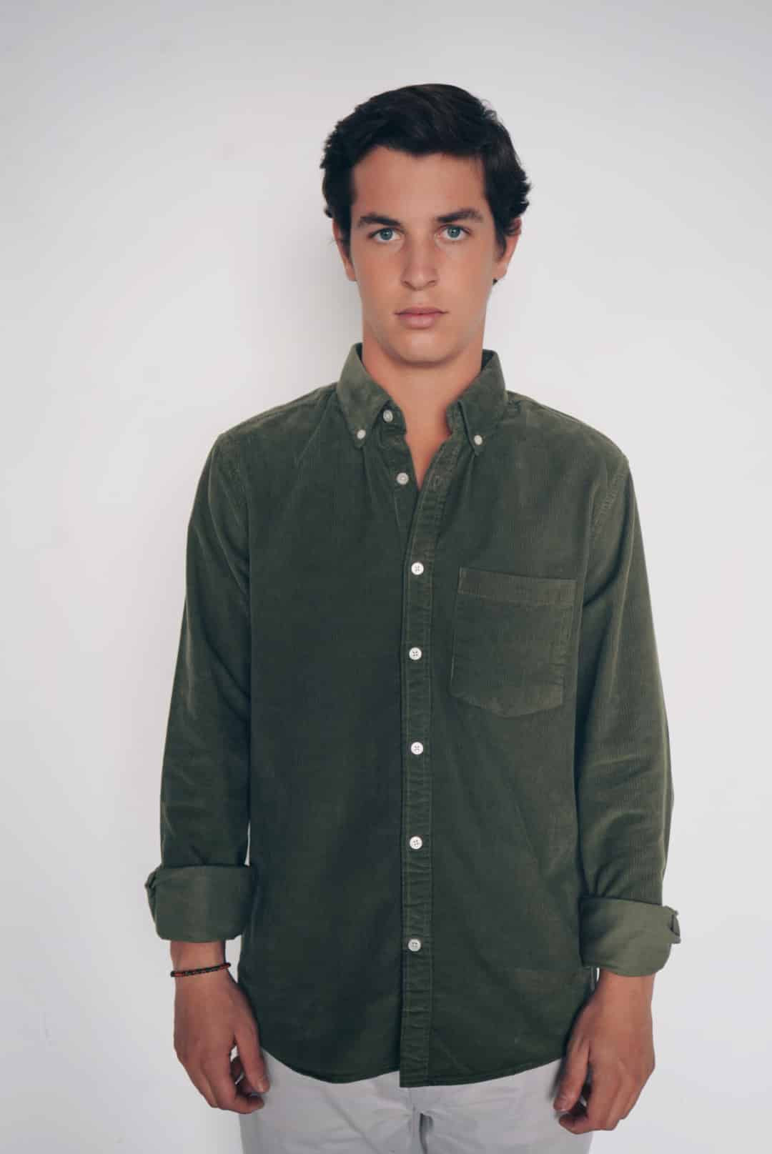 Camisa Micropana 1 Bolsillo Verde Cacería The Nook Store