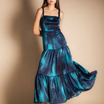 Vestido Tula Tie Dye Azul Vest56-The Nook Store