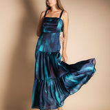 Vestido Tula Tie Dye Azul Vest56-The Nook Store