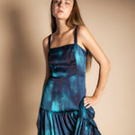Vestido Tula Tie Dye Azul Vest56-The Nook Store