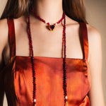 Collar Mónica Granadas Burdeos CO78-The Nook Store