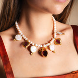 Collar Perlas y Granadas Co80-The Nook Store