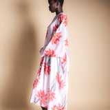 Vestido Batte Crudo Flor Con Tallo Vest40-The Nook Store