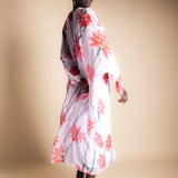 Vestido Batte Crudo Flor Con Tallo Vest40-The Nook Store