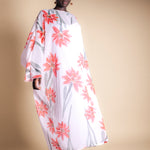Vestido Batte Crudo Flor Con Tallo Vest40-The Nook Store