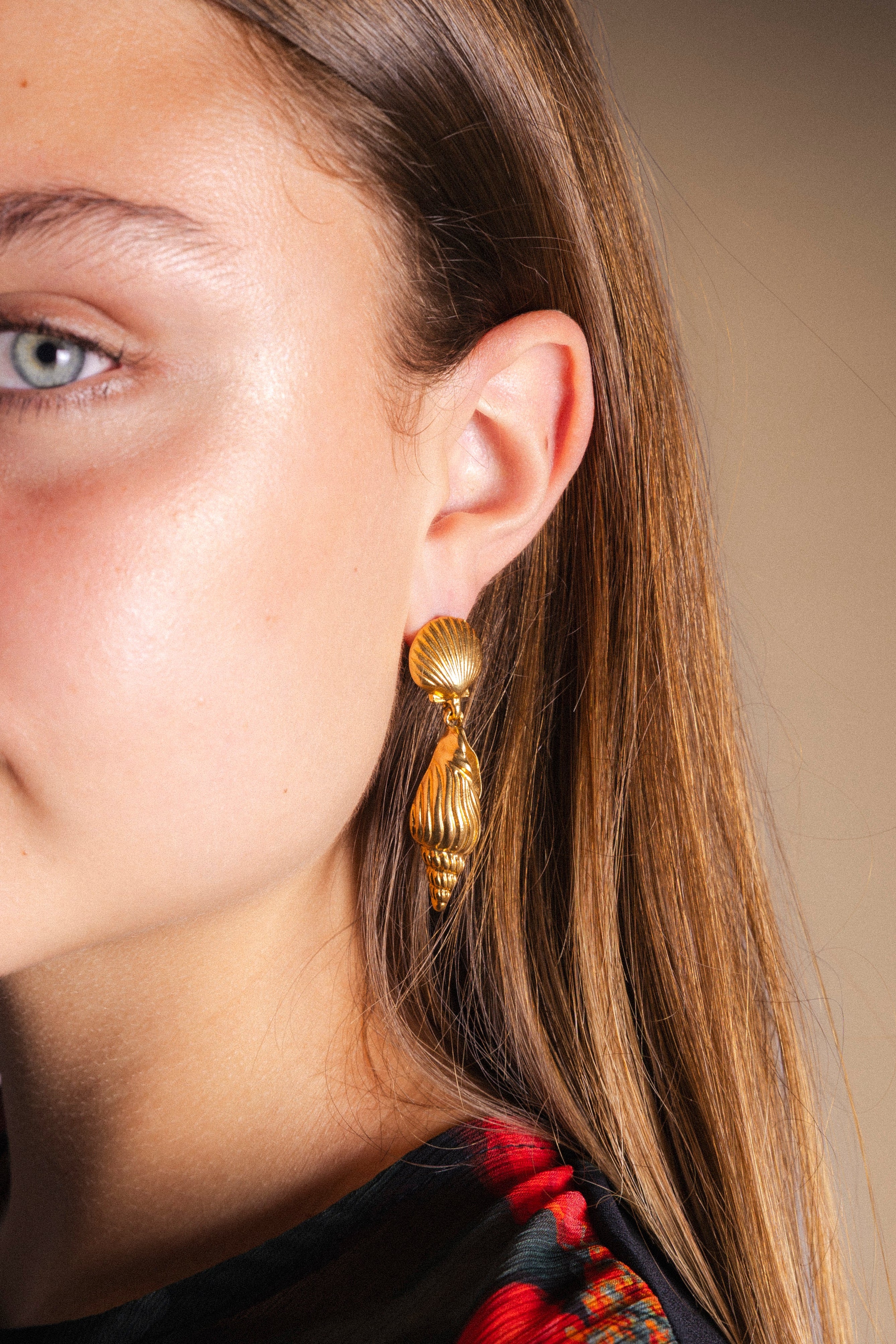 Pendientes Shell PEN272-The Nook Store