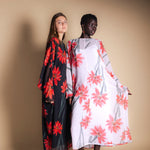 Vestido Batte Crudo Flor Con Tallo Vest40-The Nook Store