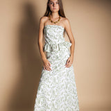 Conjunto Vera Flores Verdes CONJ04-The Nook Store
