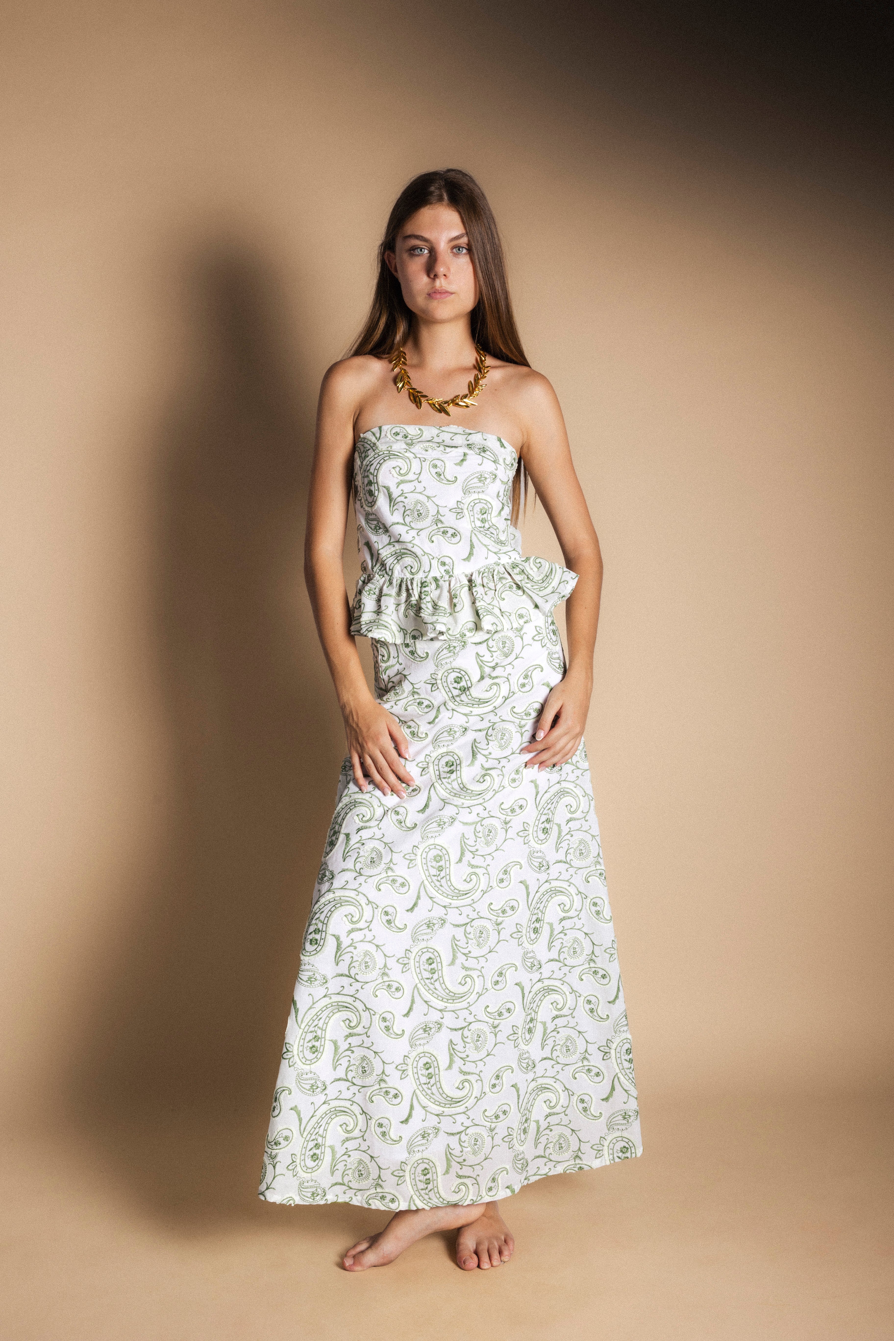Conjunto Vera Flores Verdes CONJ04-The Nook Store