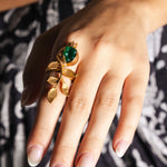 Anillo Hojas Granada AN50-The Nook Store