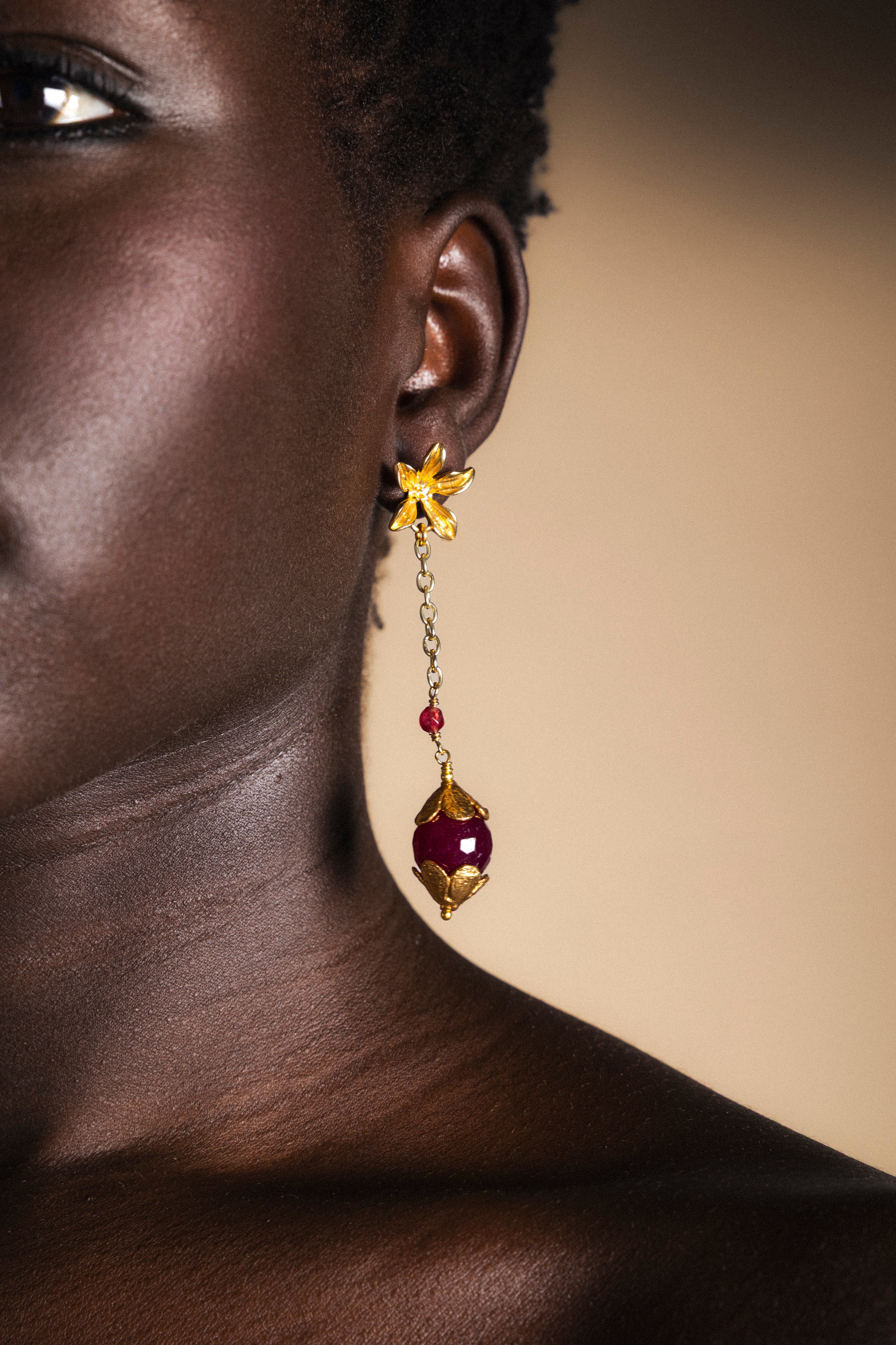 Pendientes Alessandria Flower PEN269-The Nook Store