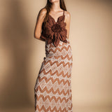 Top Fleur Nicole Marrón TOP13-The Nook Store