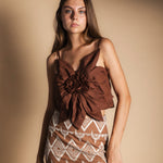 Top Fleur Nicole Marrón TOP13-The Nook Store