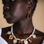 Collar Perlas y Granadas Co80-The Nook Store