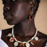 Collar Perlas y Granadas Co80-The Nook Store
