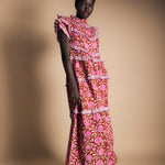 Vestido Lomba Granadas Rosa Vest52-The Nook Store