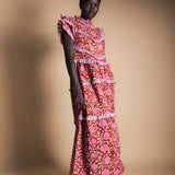 Vestido Lomba Granadas Rosa Vest52-The Nook Store