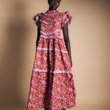 Vestido Lomba Granadas Rosa Vest52-The Nook Store