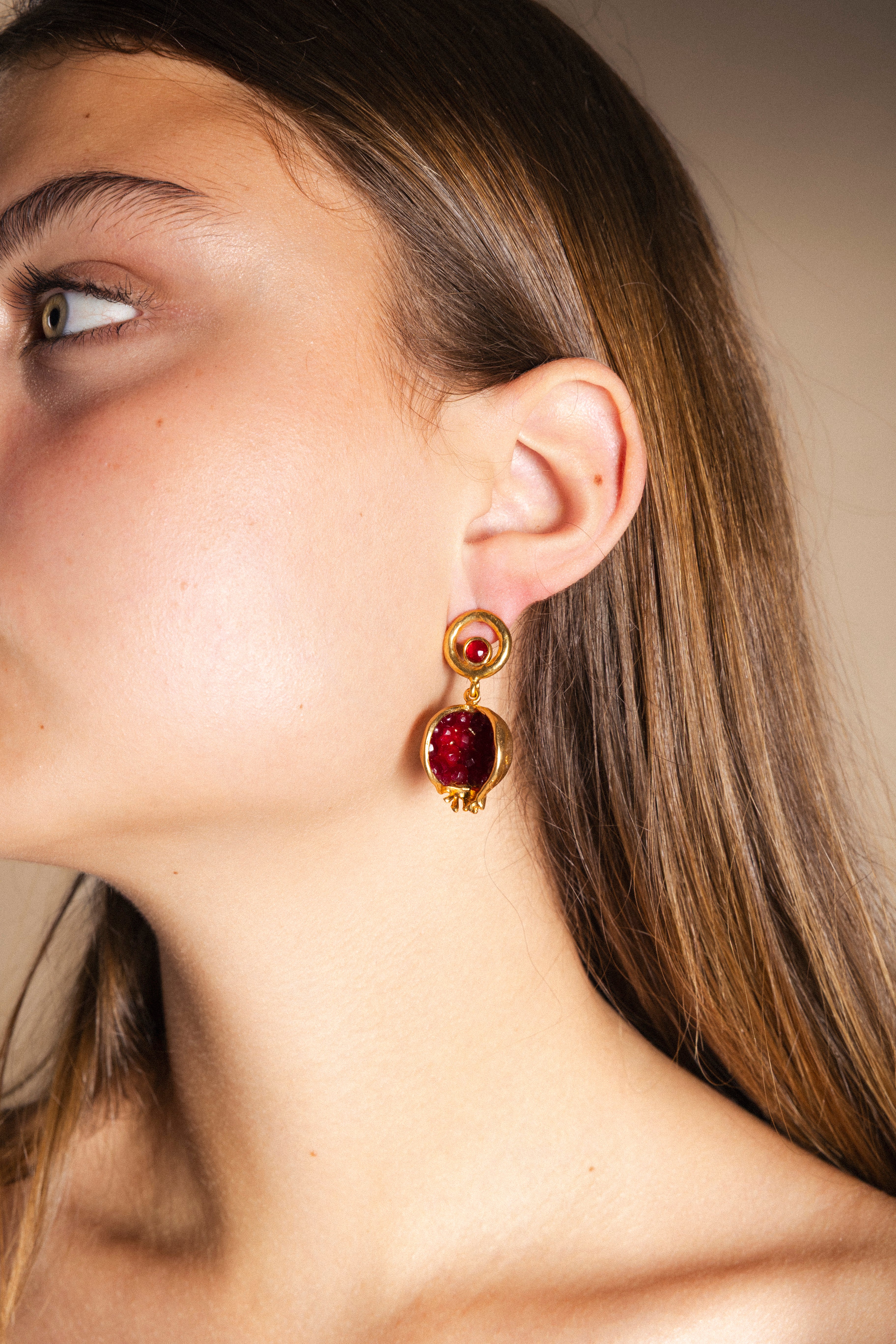 Pendientes Granada circle PEN70-The Nook Store