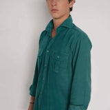 Logo Shirt Microcorduroy 100% 2 pockets LO24