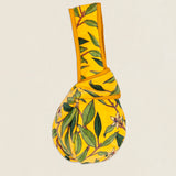 Bolso Asa Amarillo Flores