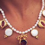 Collar Perlas y Granadas Co80-The Nook Store
