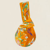 Bolso Asa Flores Mostaza