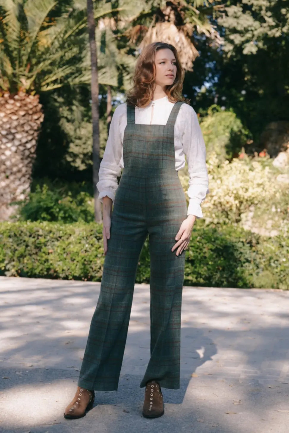 Peto Franchesca Cuadros Verde Claro The Nook Store