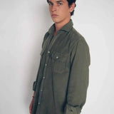 Logo Shirt Microcorduroy 100% 2 pockets LO135