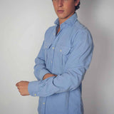 Camisa Micropana 100% 2 Bolsillos 200